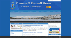 Desktop Screenshot of comune.roccadimezzo.aq.it
